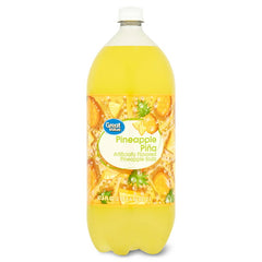 Great Value Pineapple Soda, 2 Liter Bottle