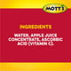 Mott's 100% Original Apple Juice, 8 fl oz bottles, 6 pack