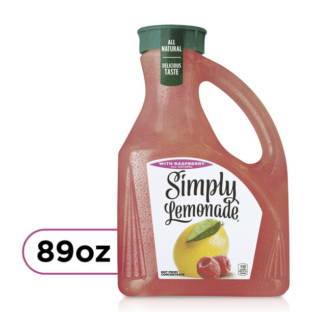 Simply Non GMO All Natural Raspberry Lemonade Juice