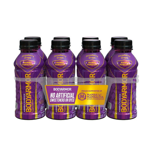 BODYARMOR Sports Drink Mamba Forever Strawberry Grape, 8 count