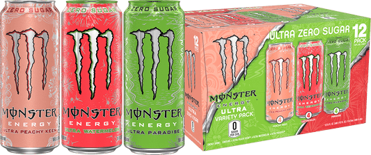 Monster Energy, Ultra VP, Ultra Watermelon, Ultra Paradise, Ultra Peachy Keen