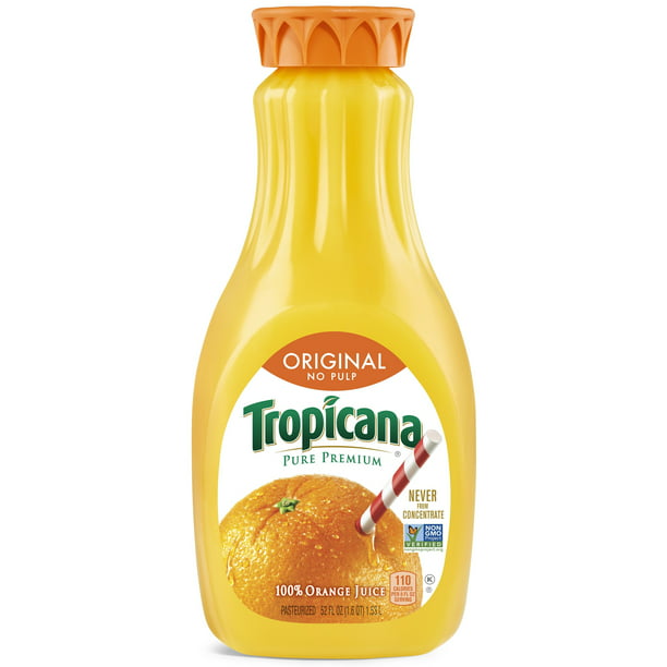 Tropicana Original No Pulp 100% Orange Juice