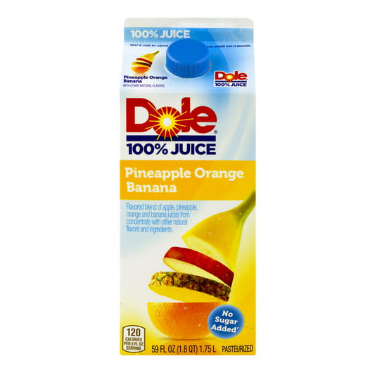 Dole, 100% Pineapple Orange Banana